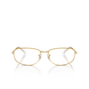 Occhiali da sole Ray-Ban RB3732 001/GJ gold - anteprima prodotto 1/4