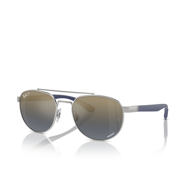 Occhiali da sole Ray-Ban RB3736CH 003/J0 silver - tre quarti