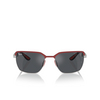 Ray-Ban RB3743M Sunglasses F10087 red on gunmetal - product thumbnail 1/4