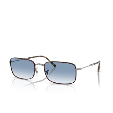 Ray-Ban RB3746 Sunglasses 92703F havana on gunmetal - three-quarters view