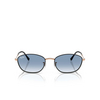 Lunettes de soleil Ray-Ban RB3749 92723F black on rose gold - Vignette du produit 1/4