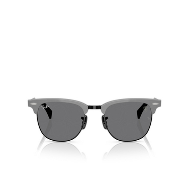 Lunettes de soleil Ray-Ban RB3807M F108K8 brushed grey on black - Vue de face