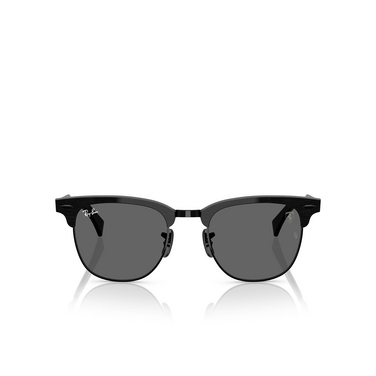 Ray-Ban RB3807M Sunglasses F111B1 brushed black on black - front view