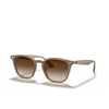 Ray-Ban RB4258F Sunglasses 616613 beige - product thumbnail 2/4