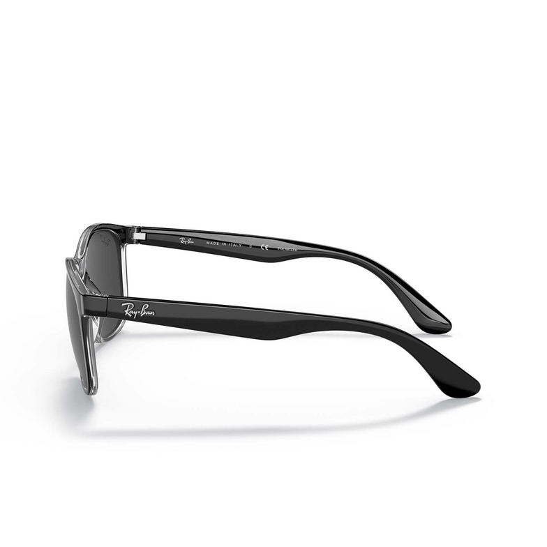 Ray-Ban RB4374 Sunglasses 603948 black on transparent - 3/4