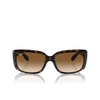 Lunettes de soleil Ray-Ban RB4389 710/51 havana - Vignette du produit 1/4