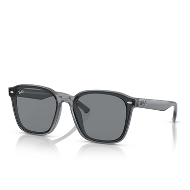 Ray-Ban RB4392D Sunglasses 645087 transparent grey - three-quarters view