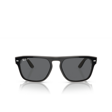 Ray-Ban RB4407 Sunglasses 673381 black & light grey & transparent grey - front view