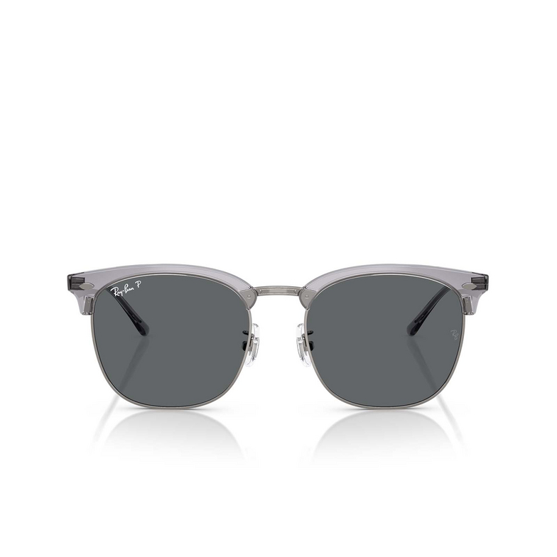 Occhiali da sole Ray-Ban RB4418D 679281 transparent grey on gunmetal - 1/4