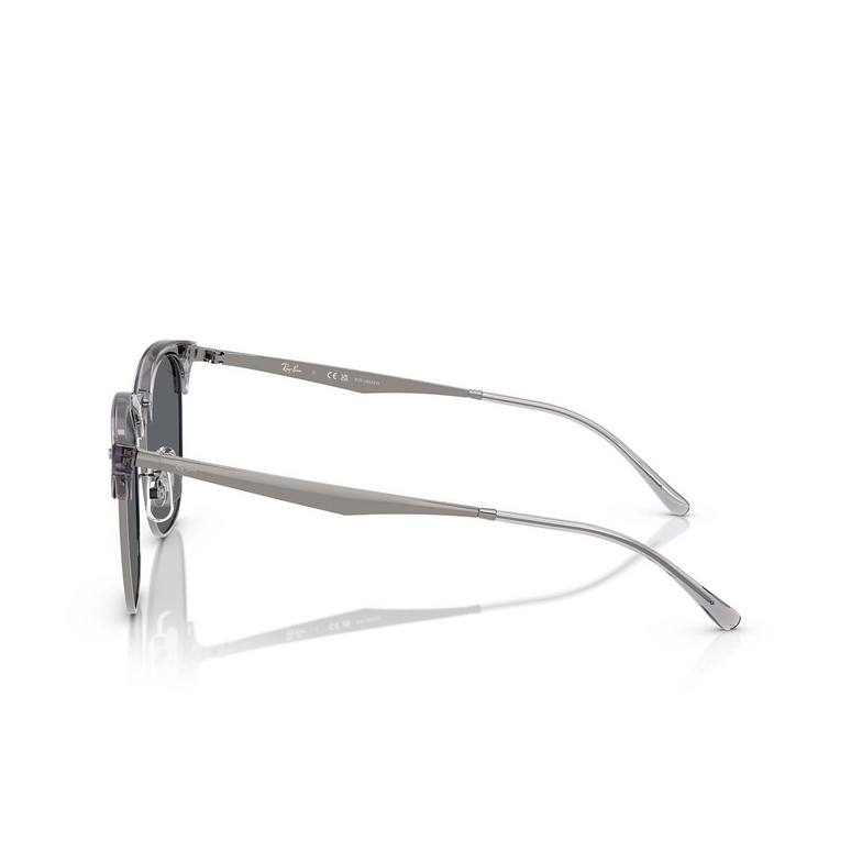 Occhiali da sole Ray-Ban RB4418D 679281 transparent grey on gunmetal - 3/4