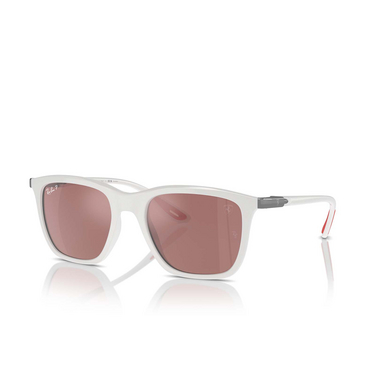 Lunettes de soleil Ray-Ban RB4433M F625H2 white - Vue trois quarts