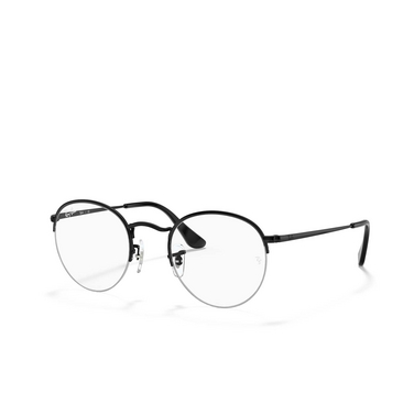 Ray-Ban ROUND GAZE Eyeglasses 2509 black - three-quarters view