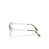 Occhiali da vista Ray-Ban ROUND GAZE 3178 havana on silver - anteprima prodotto 3/4