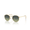Ray-Ban ROUND METAL Sunglasses 001/BH gold - product thumbnail 2/4