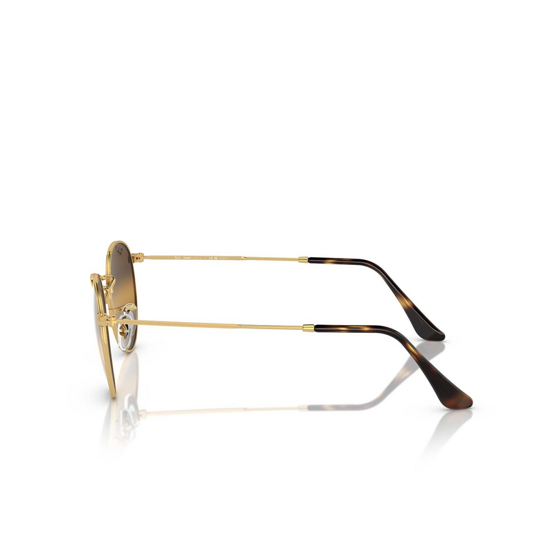 Ray-Ban ROUND METAL Sunglasses 001/G5 gold - 3/4