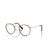 Ray-Ban ROUND METAL Eyeglasses 3173 black on rose gold - product thumbnail 2/4