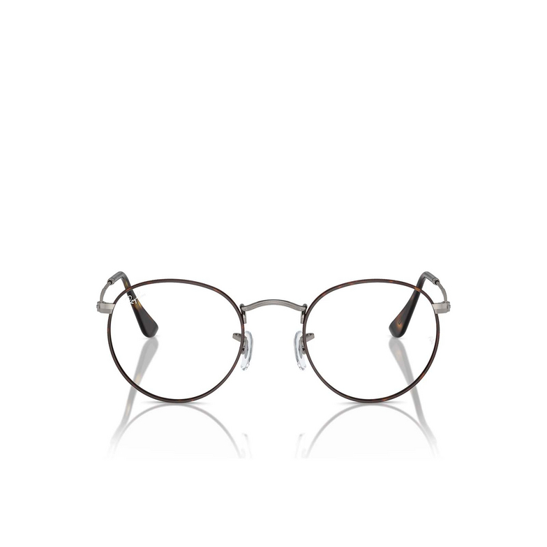 Ray-Ban ROUND METAL Korrektionsbrillen 3174 havana on gunmetal - 1/4