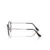 Lunettes de vue Ray-Ban ROUND METAL 3174 havana on gunmetal - Vignette du produit 3/4