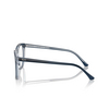 Occhiali da vista Ray-Ban RX2210V 8324 blue on transparent blue - anteprima prodotto 3/4