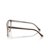 Occhiali da vista Ray-Ban RX2210V 8365 brown on transparent light brown - anteprima prodotto 3/4