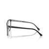 Ray-Ban RX2210V Eyeglasses 8367 dark grey on transparent light grey - product thumbnail 3/4