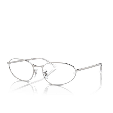 Ray-Ban RX3734V Eyeglasses 2501 silver - three-quarters view