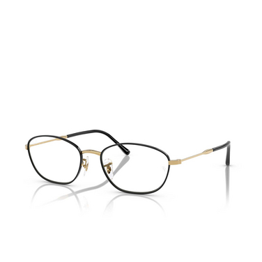 Ray-Ban RX3749V Eyeglasses 3175 black on arista - three-quarters view