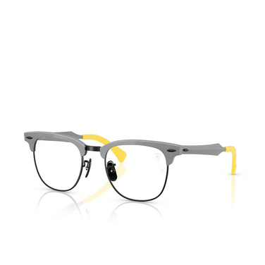 Lunettes de vue Ray-Ban RX3807VM F109 brushed grey on black - Vue trois quarts