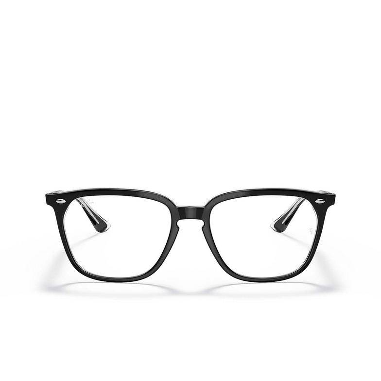 Gafas graduadas Ray-Ban RX4362V 2034 black on transparent - 1/4