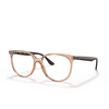 Ray-Ban RX4378V Korrektionsbrillen 8172 transparent brown - Produkt-Miniaturansicht 2/4