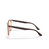 Ray-Ban RX4378V Eyeglasses 8172 transparent brown - product thumbnail 3/4