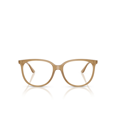 Lunettes de vue Ray-Ban RX4378V 8412 opal light brown - Vue de face