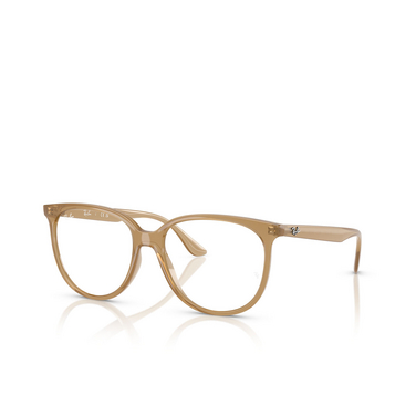 Lunettes de vue Ray-Ban RX4378V 8412 opal light brown - Vue trois quarts