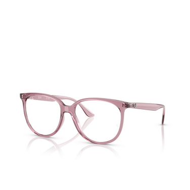 Ray-Ban RX4378V Eyeglasses 8413 opal light violet - three-quarters view