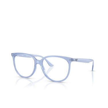 Gafas graduadas Ray-Ban RX4378V 8414 opal light blue - Vista tres cuartos