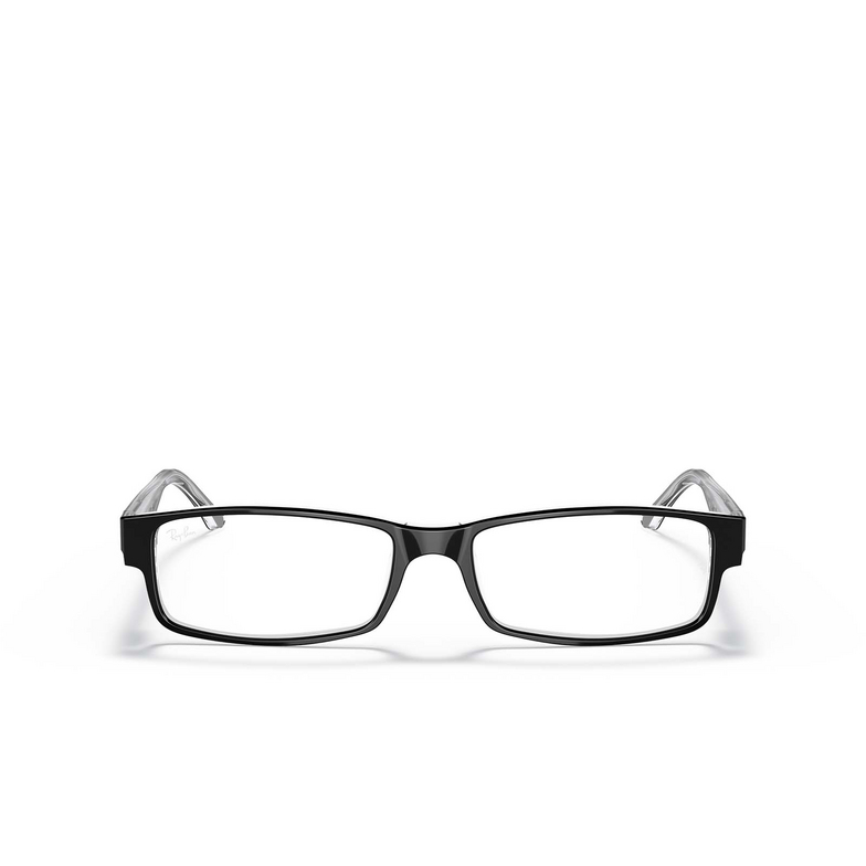 Gafas graduadas Ray-Ban RX5114 2034 black on transparent - 1/4