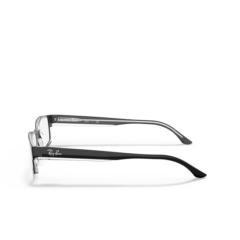 Ray-Ban RX5114 Eyeglasses 2034 black on transparent - 3/4