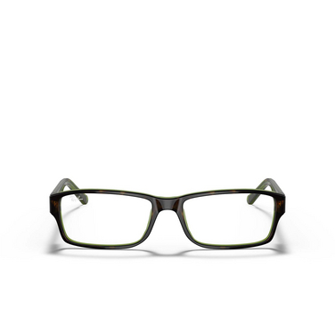 Ray-Ban RX5169 Eyeglasses 2383 havana on green - front view