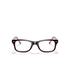 Ray-Ban RX5228 Korrektionsbrillen 2126 brown - Produkt-Miniaturansicht 1/4