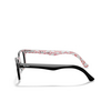 Lunettes de vue Ray-Ban RX5228 5014 black on white - Vignette du produit 3/4