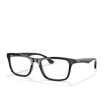 Lunettes de vue Ray-Ban RX5279F 2000 black - Vue trois quarts