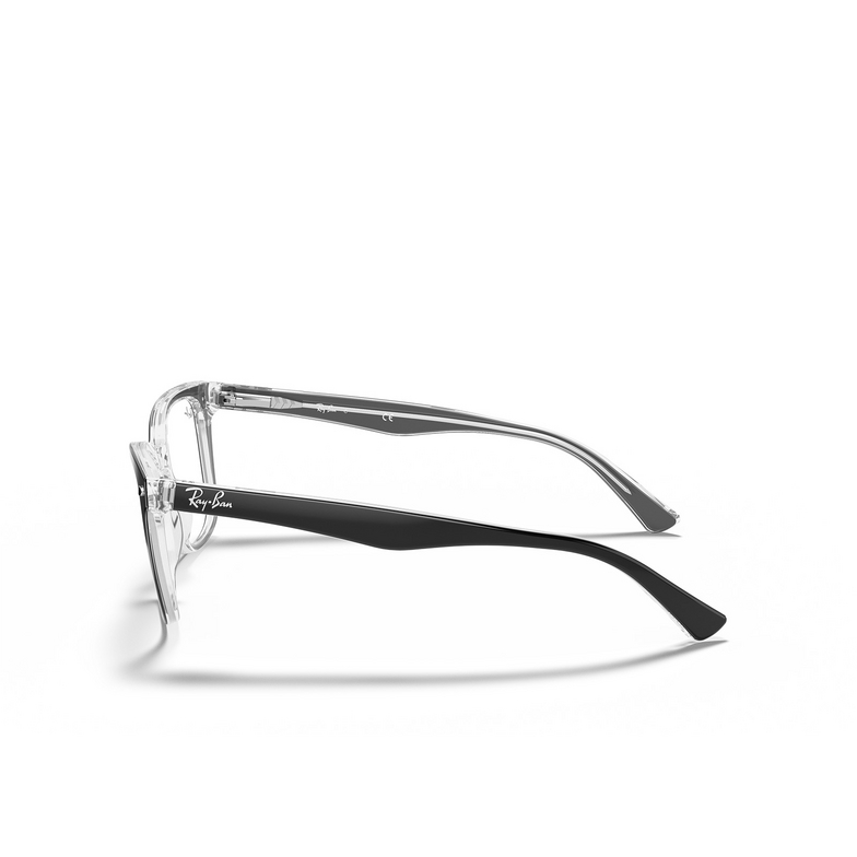 Ray-Ban RX5285 Korrektionsbrillen 2034 black on transparent - 3/4