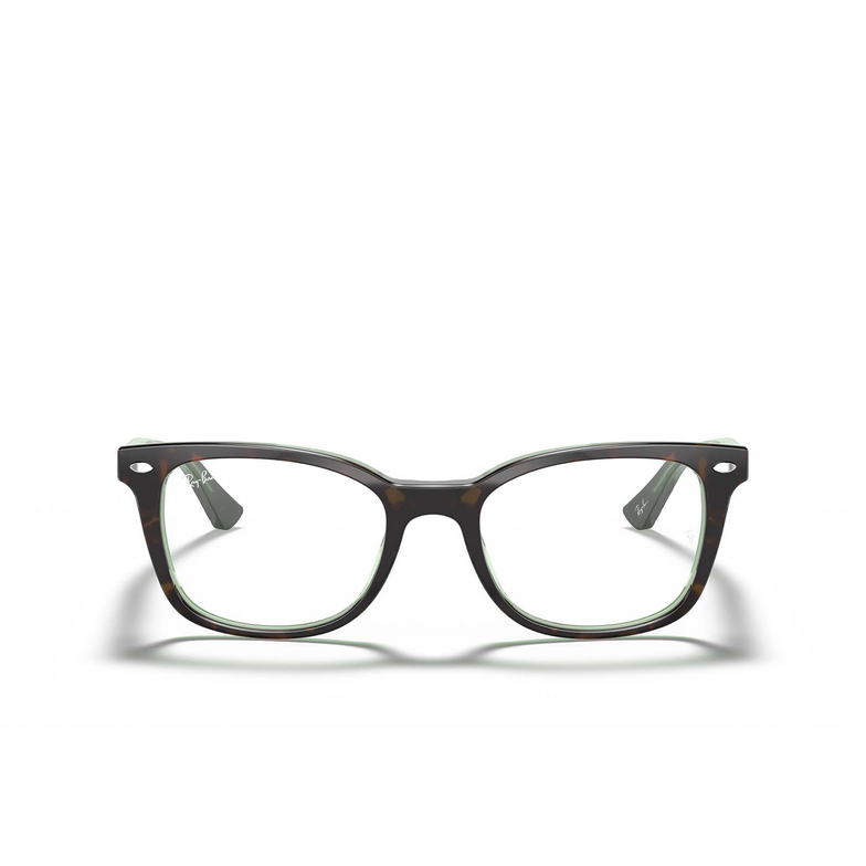 Ray-Ban RX5285 Eyeglasses 2383 havana on green - 1/4