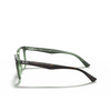 Ray-Ban RX5285 Eyeglasses 2383 havana on green - product thumbnail 3/4