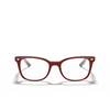 Lunettes de vue Ray-Ban RX5285 5738 bordeaux on transparent - Vignette du produit 1/4