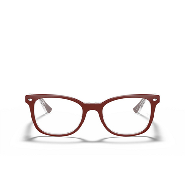 Ray-Ban RX5285 Eyeglasses 5738 bordeaux on transparent - front view