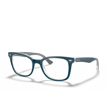 Ray-Ban RX5285 Eyeglasses 5763 turquoise - three-quarters view