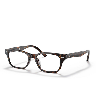 Gafas graduadas Ray-Ban RX5345D 2012 dark havana - Vista tres cuartos