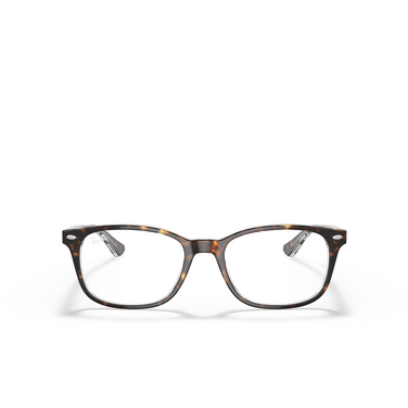 Ray-Ban RX5375 Eyeglasses 5082 havana on transparent - front view