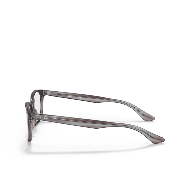 Ray-Ban RX5375 Eyeglasses 8055 striped grey - 3/4